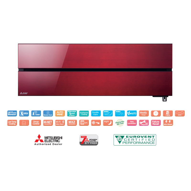 Κλιματιστικό τοίχου Mitsubishi Electric MSZ / MUZ LN25VG-Ruby Inverter