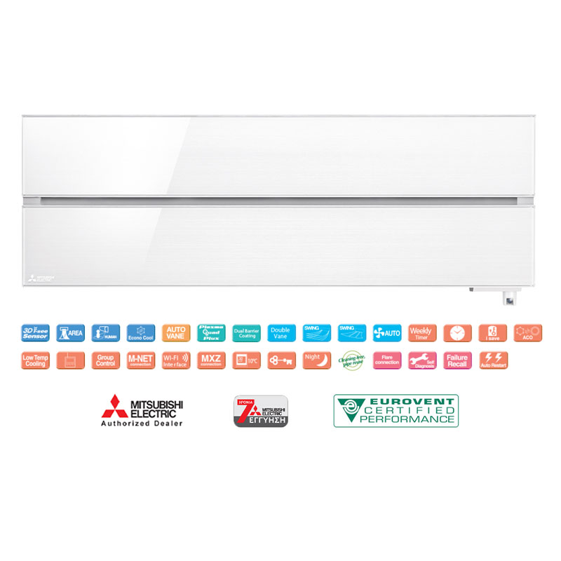 Κλιματιστικό τοίχου Mitsubishi Electric MSZ/MUZ LN25VG Natural White Inverter