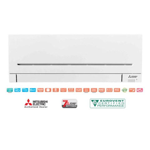 Κλιματιστικό τοίχου Mitsubishi inverter MSZ-AP25VG / MUZ-AP25VG 9.000 Btu Α+++/Α++ 